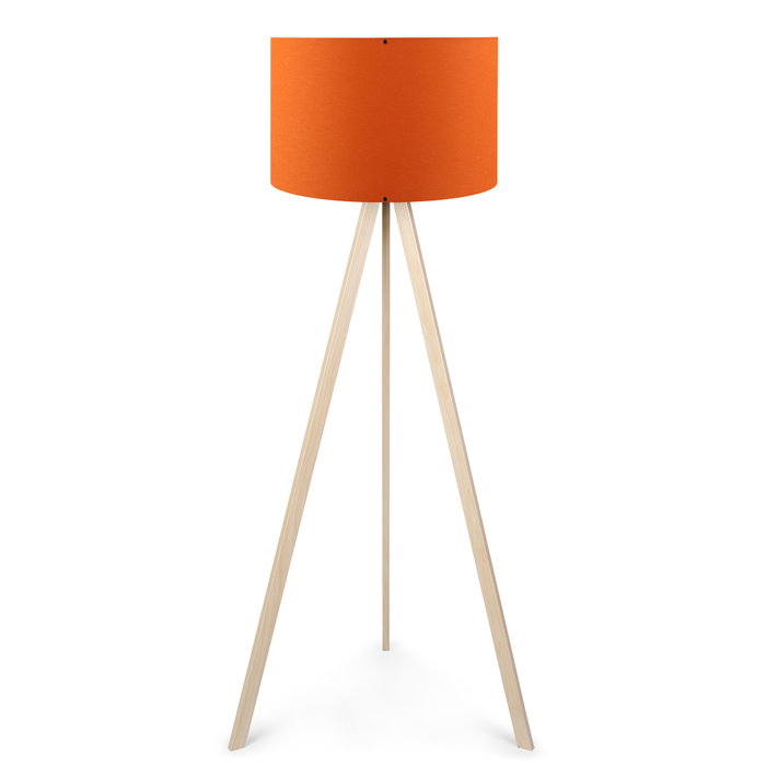 Opviq Lámpara de Pie AYD-1517 Naranja y Roble Opviq Lámpara de Pie AYD-1517 Naranja y Roble